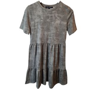 One Clothing Kids Short Sleeve Gray Dress